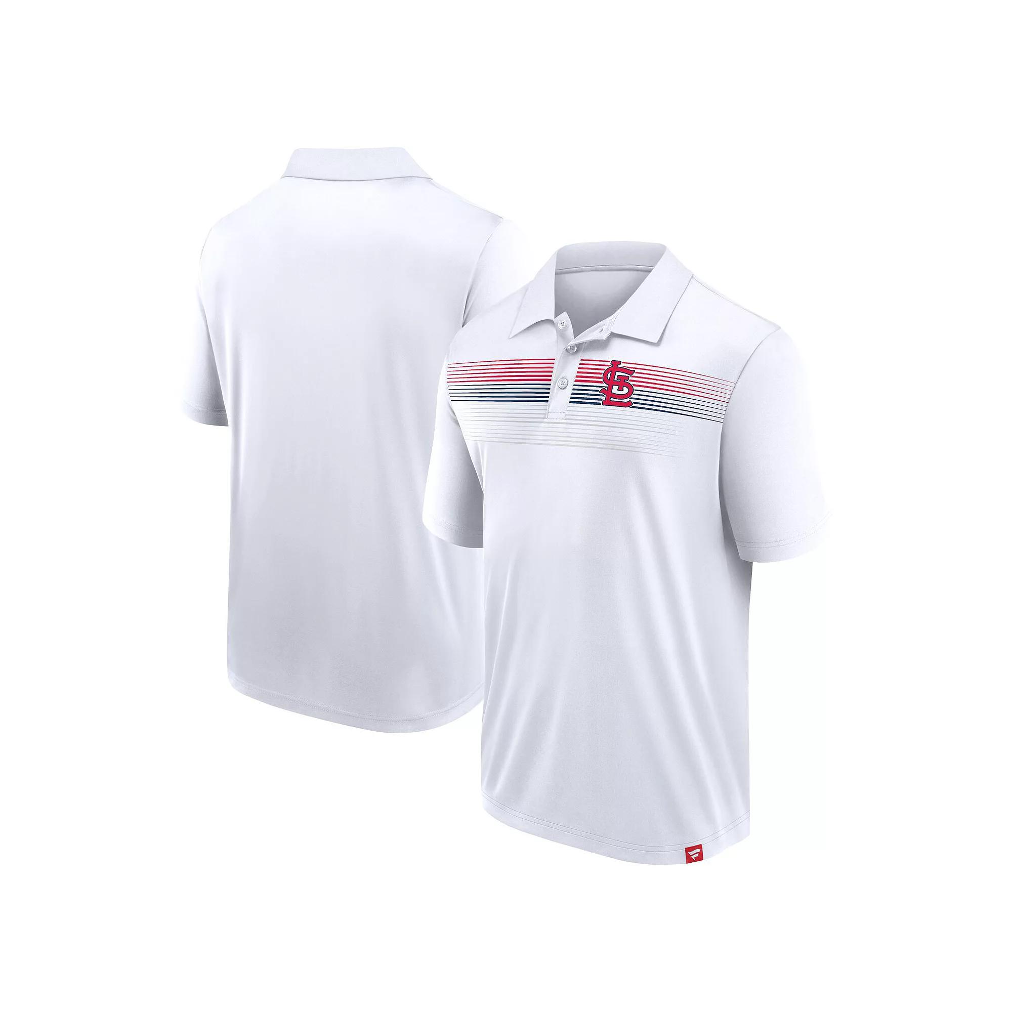 Men's Fanatics Branded White St. Louis Cardinals Big & Tall Victory For Us Interlock Polo,  Product Image