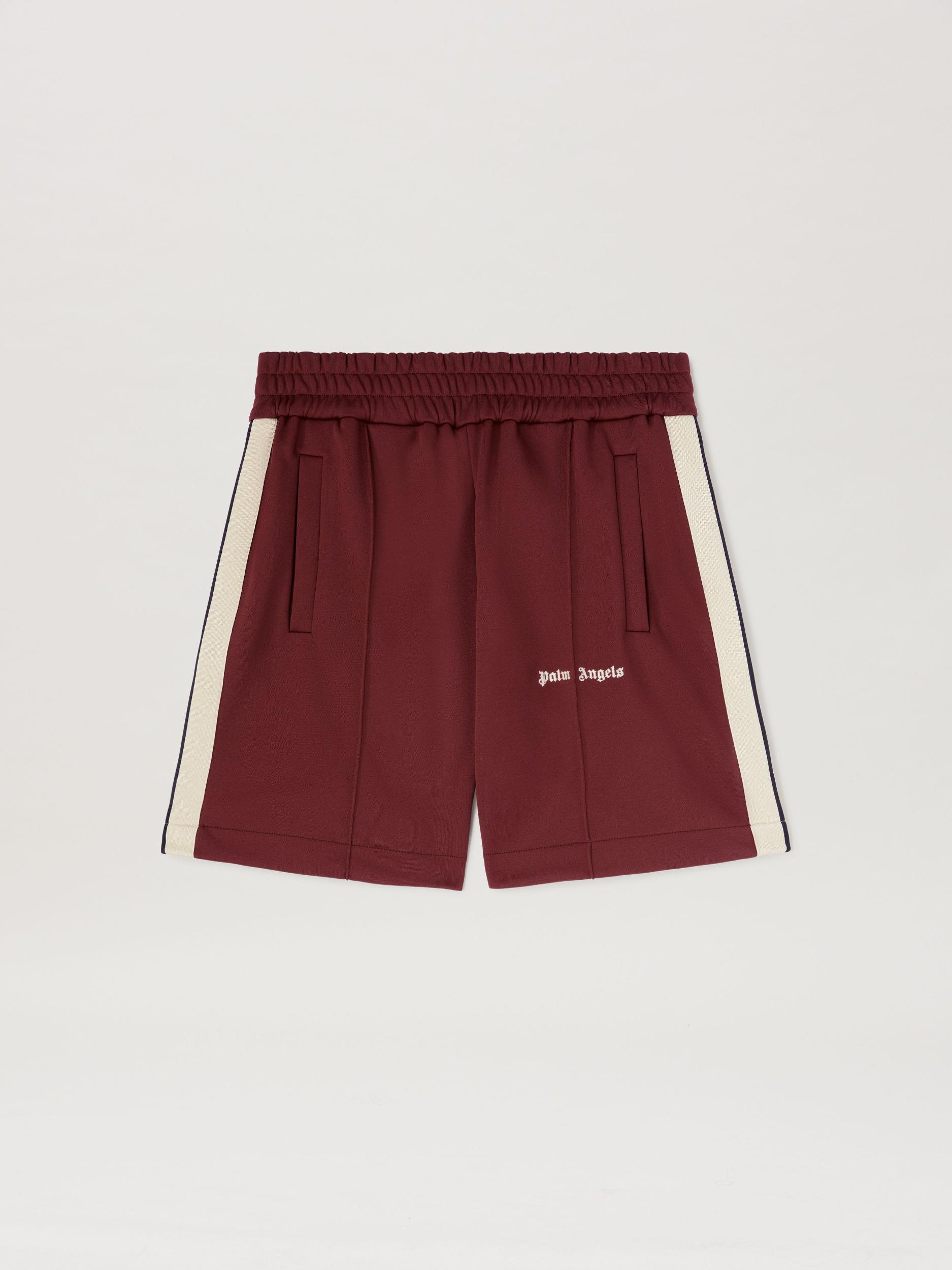 CLASSIC LOGO TRACK SHORTS BURGUNDY - OFF Product Image