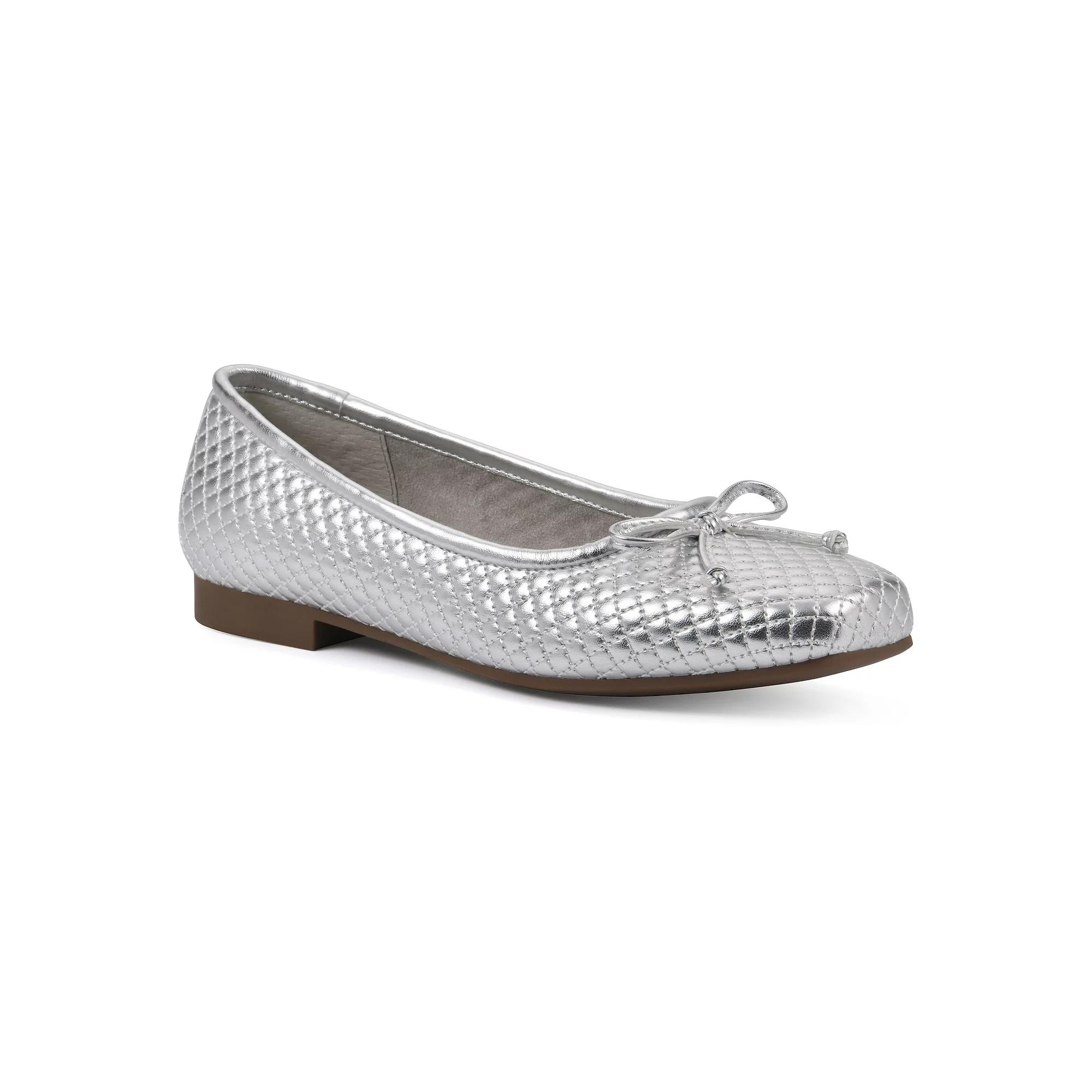 Cliffs by White Mountain Bessy Women's Ballet Flats, Size: 10, Silver Grey Smo Product Image