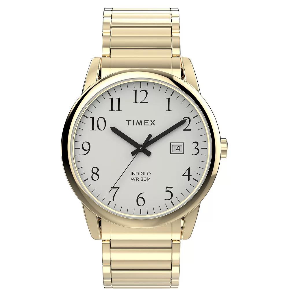 Timex® Men's Easy Reader® Expansion Band Watch - TW2W52000JT, Size: 40 mm, Gold Product Image