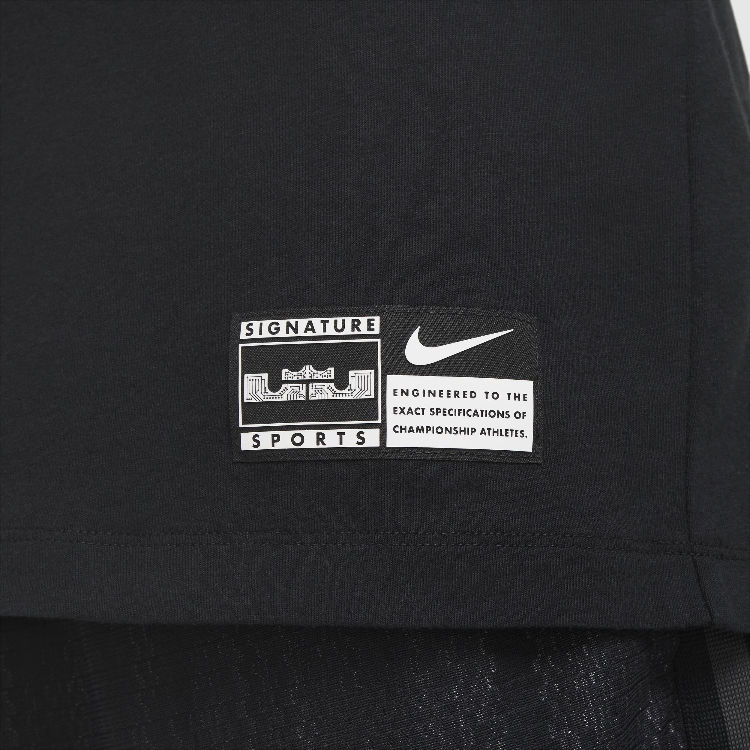 Nike Mens LeBron Max90 Long-Sleeve Basketball T-Shirt | HF6191-010 Product Image