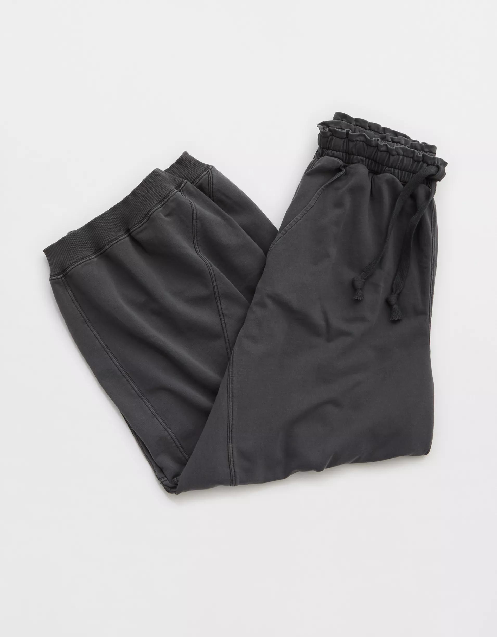Aerie Baggy Barrel Leg Fleece Pant Product Image