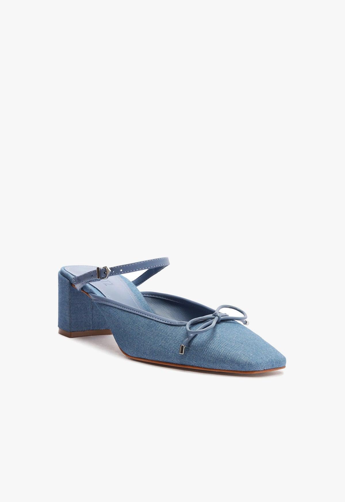 Arissa Denim Block Mule Product Image