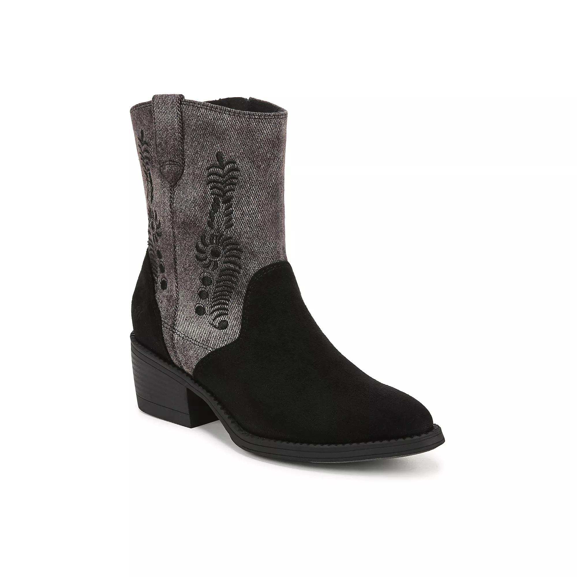 Blowfish Malibu Rebel 2 Women's Boots, Size: 7.5, Black Microsuede Product Image