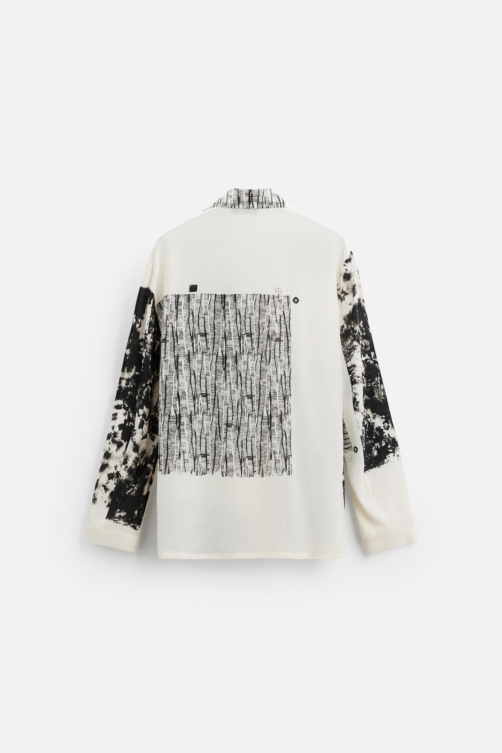 LIMITED EDITION ABSTRACT PRINT SHIRT Product Image