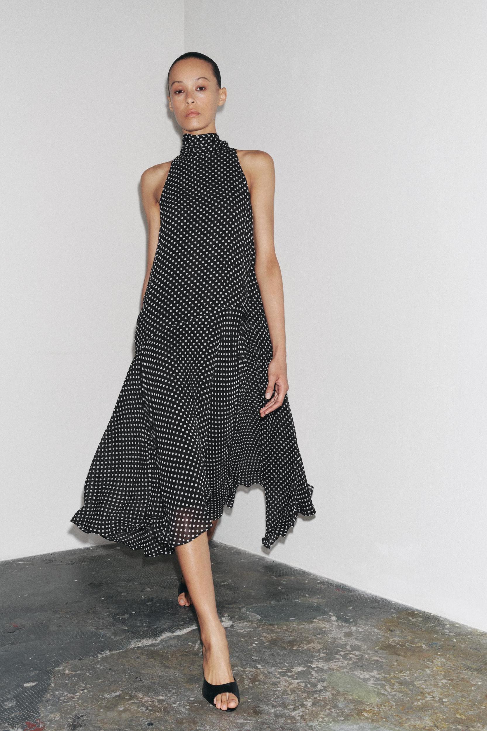 ZW COLLECTION HALTER POLKA DOT DRESS Product Image