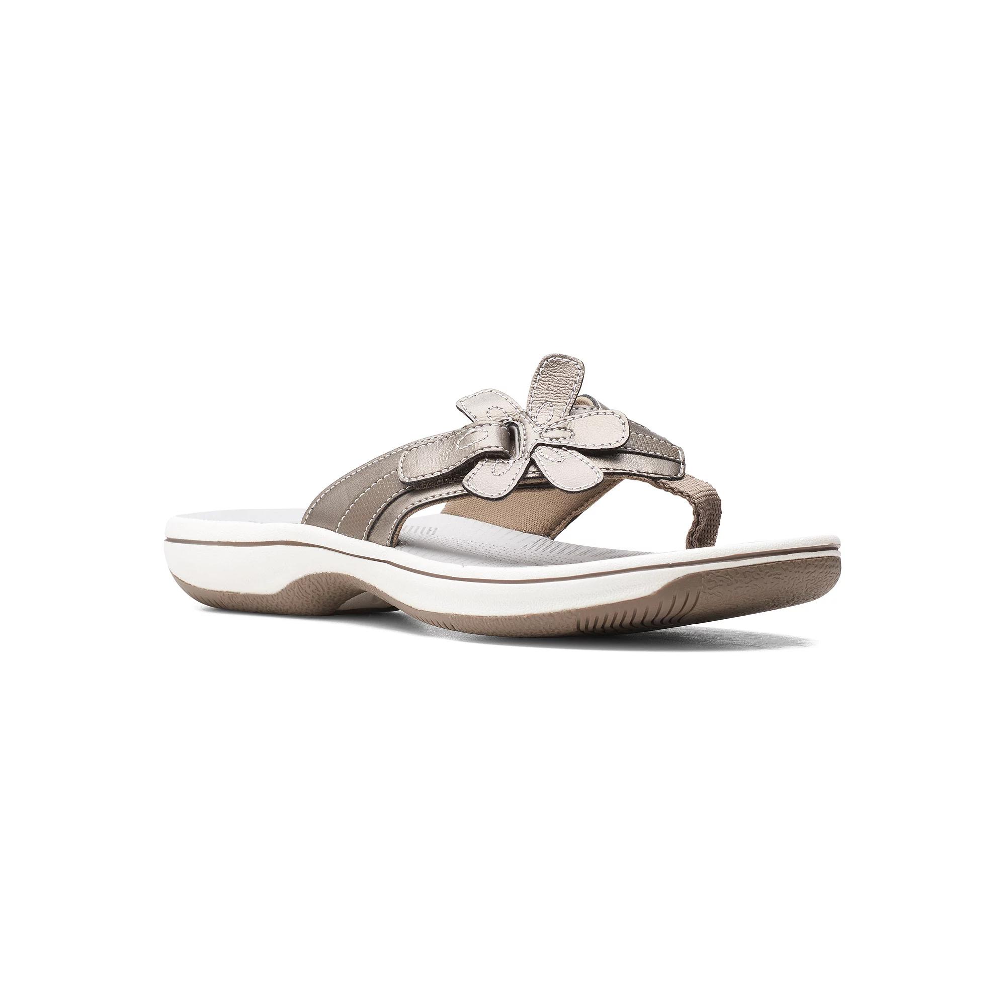 Clarks® Cloudsteppers Brinkley Flora Women's Flip Flop Sandals,  Product Image