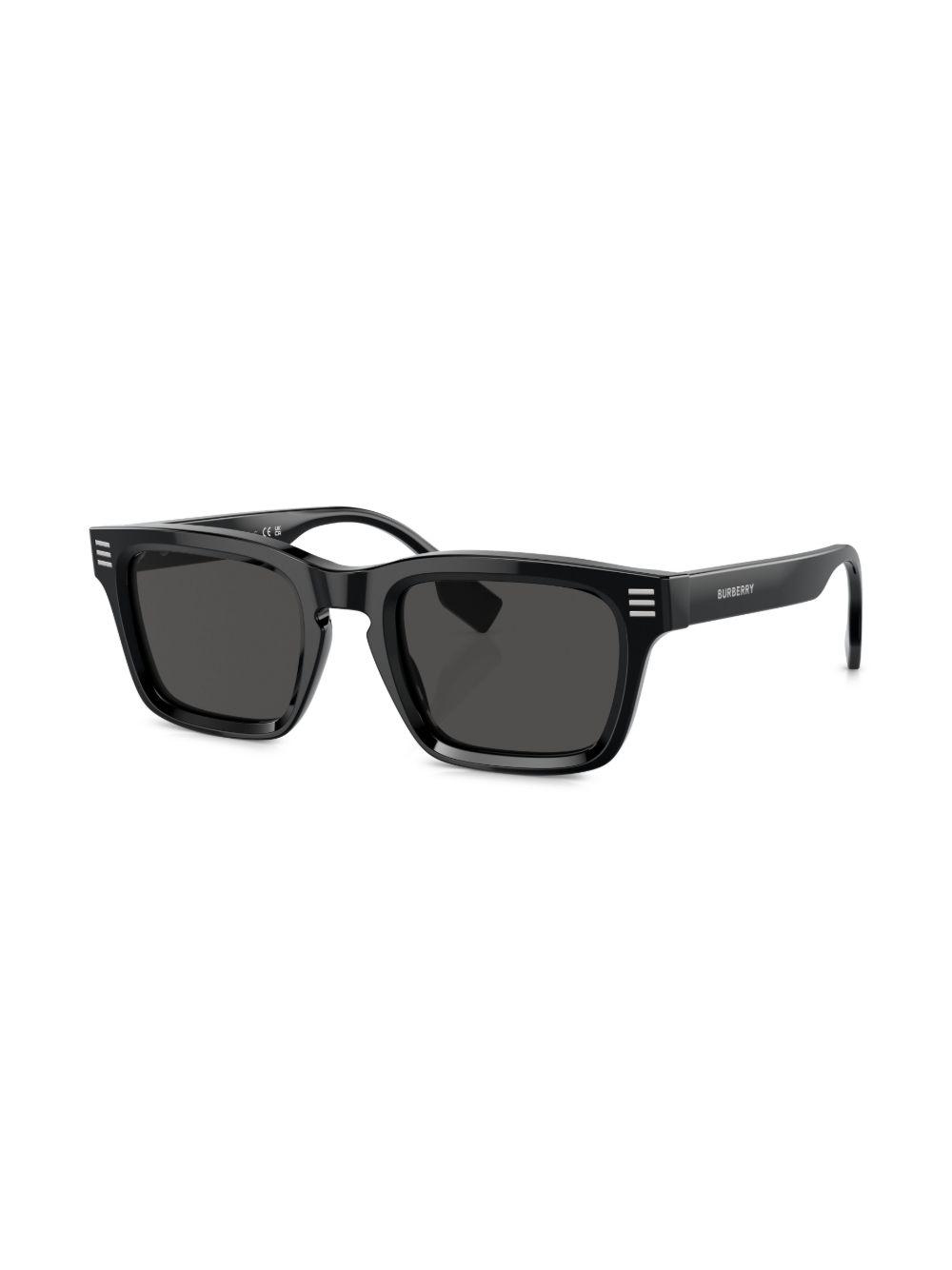 square-frame transparent sunglasses Product Image
