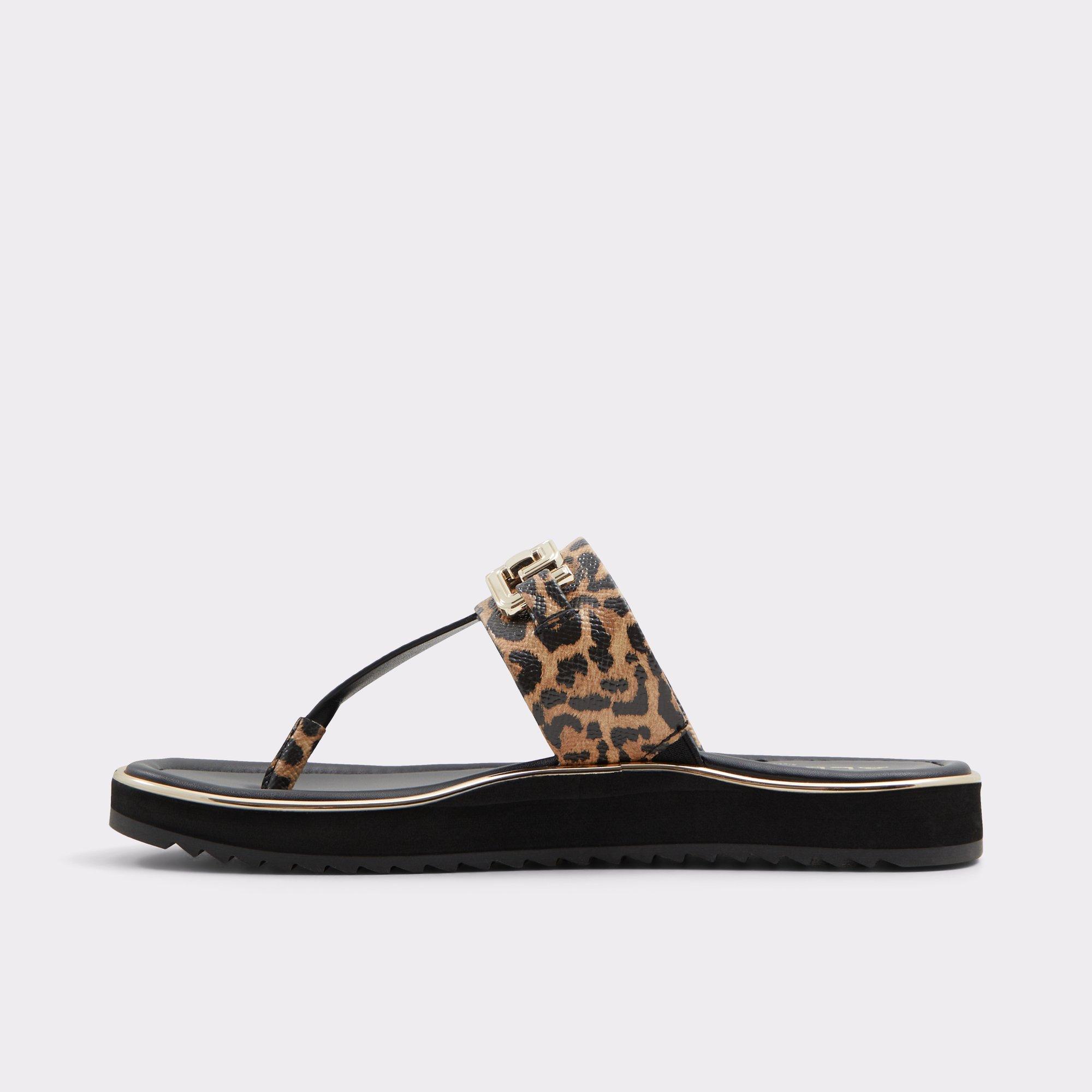 Adirahar Brown Multi Women's Flat Sandals | ALDO US Product Image