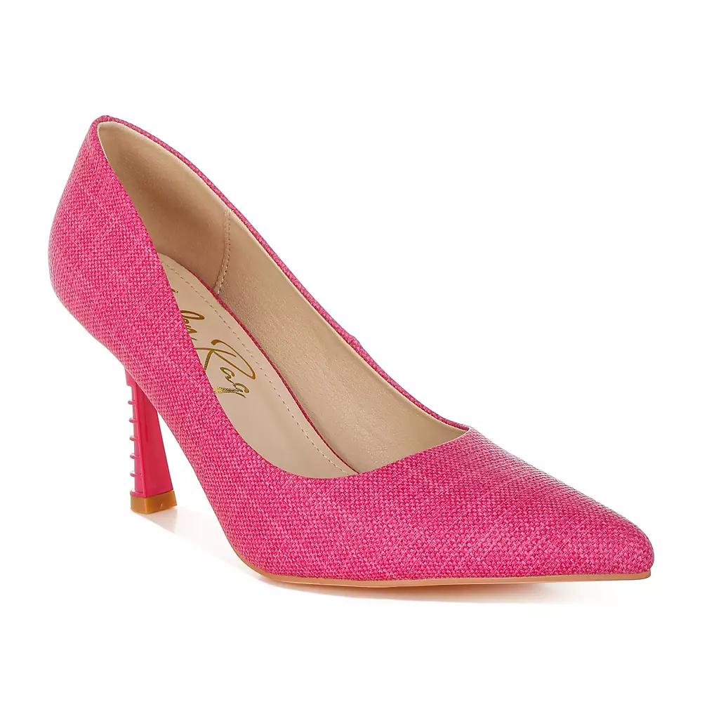 London Rag Zuzana Women's High Heel Pumps, Size: 6.5, Pink Product Image