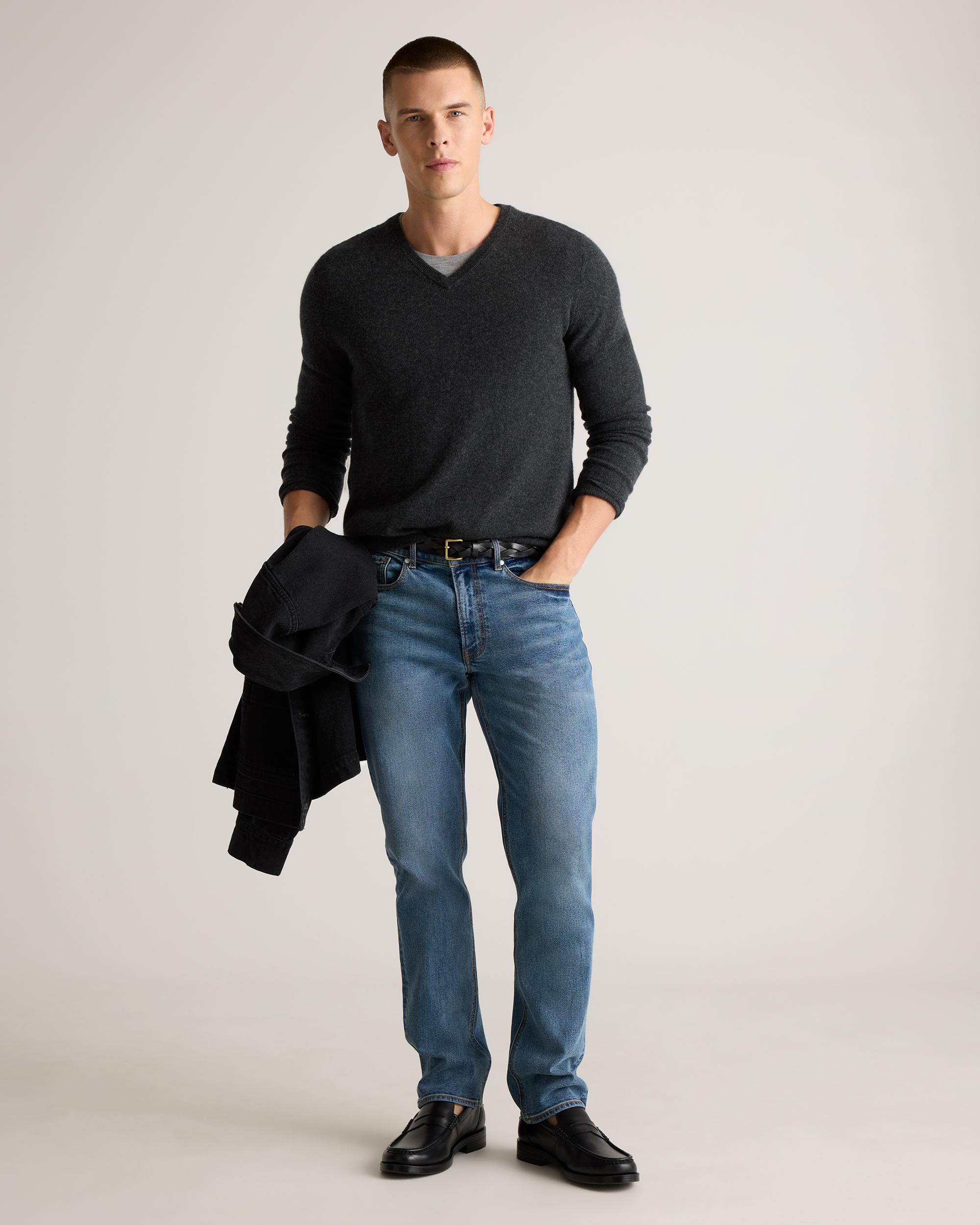 Quince | Men's Comfort Stretch Trench Coat Size XL, Organic Cotton Product Image