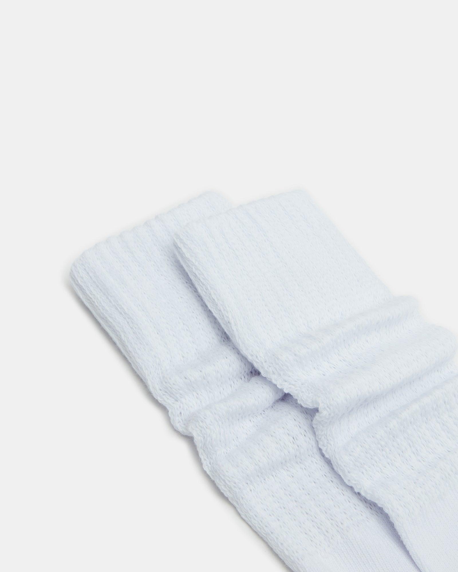 2 PACK SLOUCHY CREW SOCKS WHITE Female Product Image