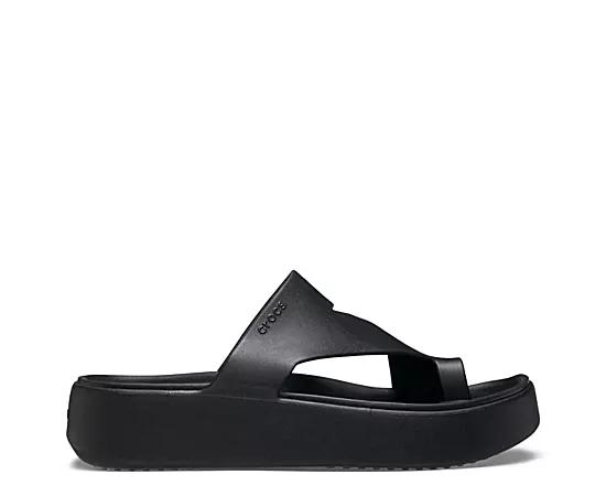 Crocs Womens Getaway Platform Toe Loop Sandal Product Image
