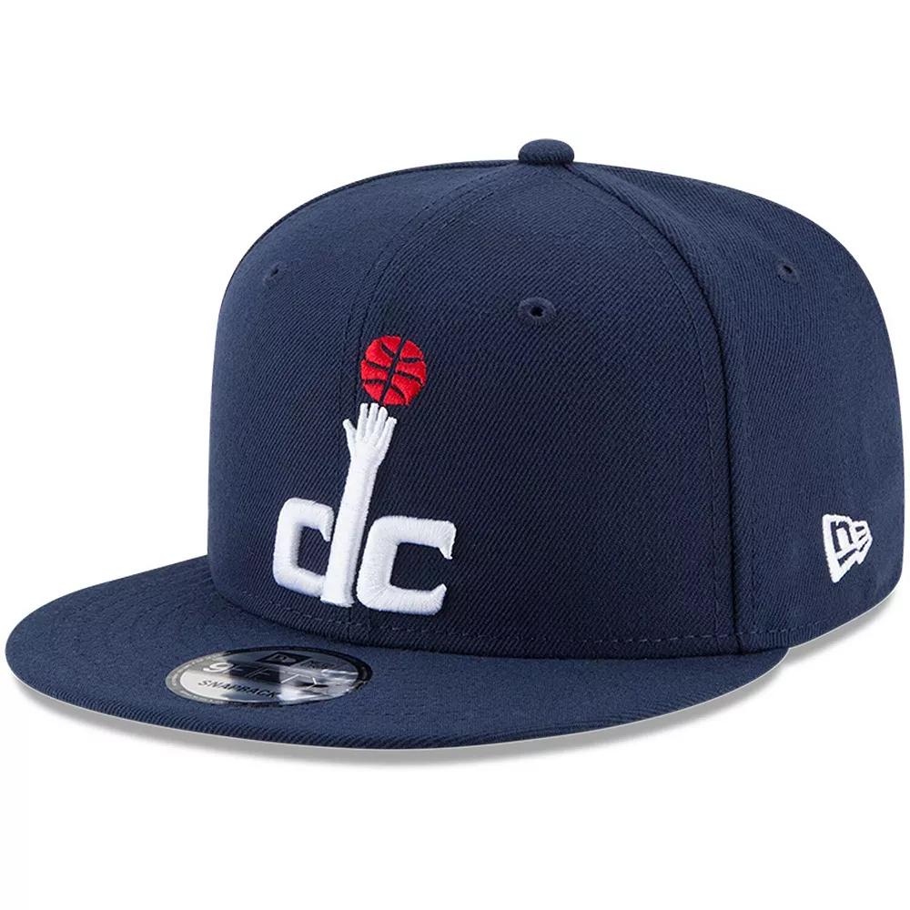 Men's New Era Navy Washington Wizards Official Team Color 9FIFTY Snapback Hat, Wiz Blue Product Image