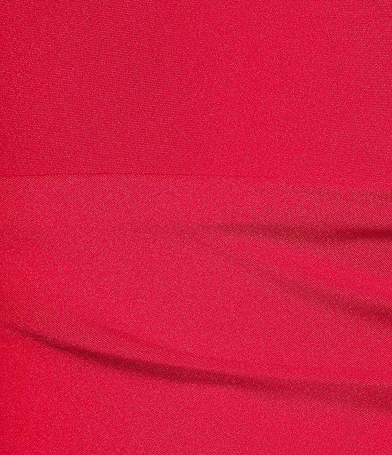 Next Up V-Neck Twist Front Spaghetti Strap Side Slit Dress Product Image