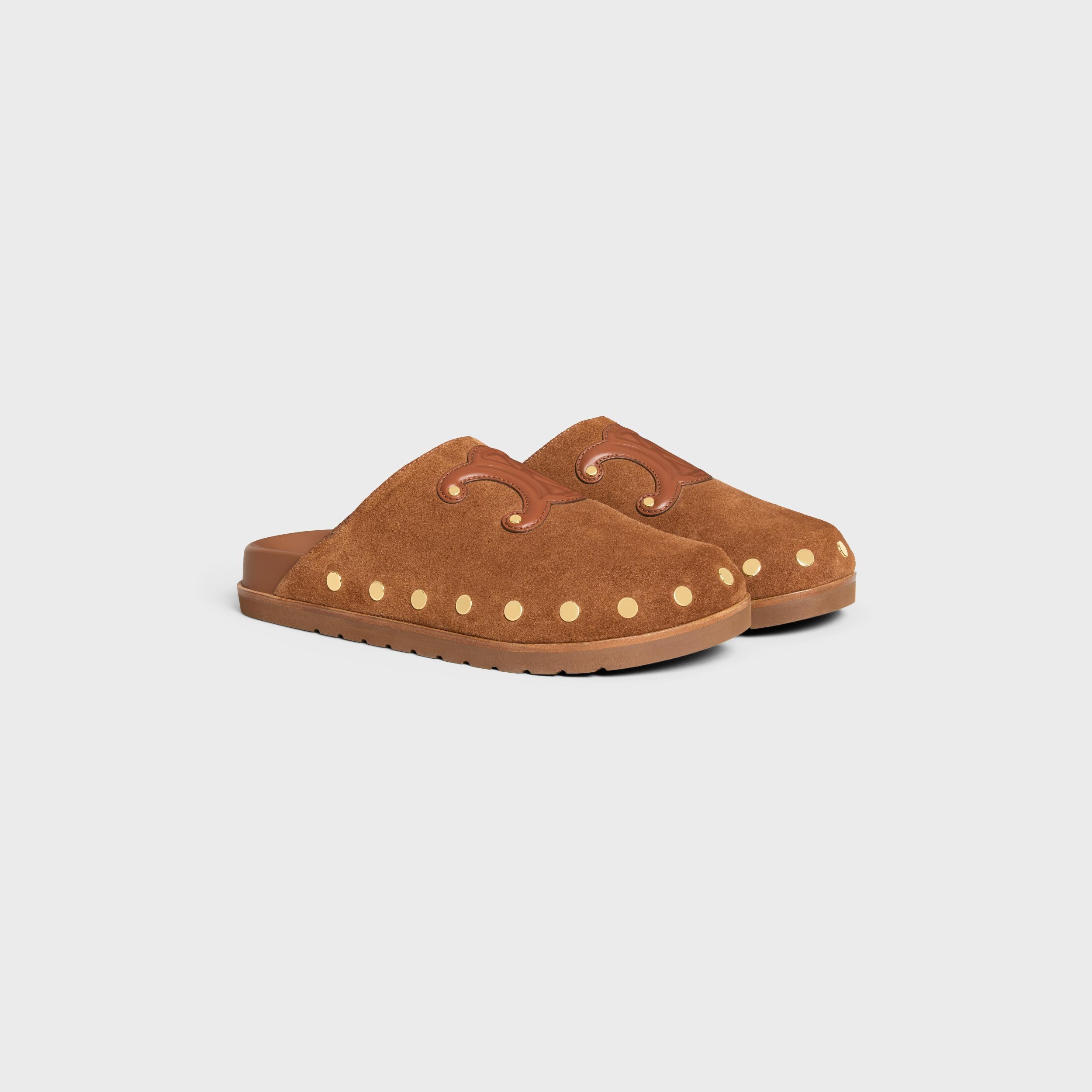 CELINE PITEA CLOG IN Suede Calfskin Product Image