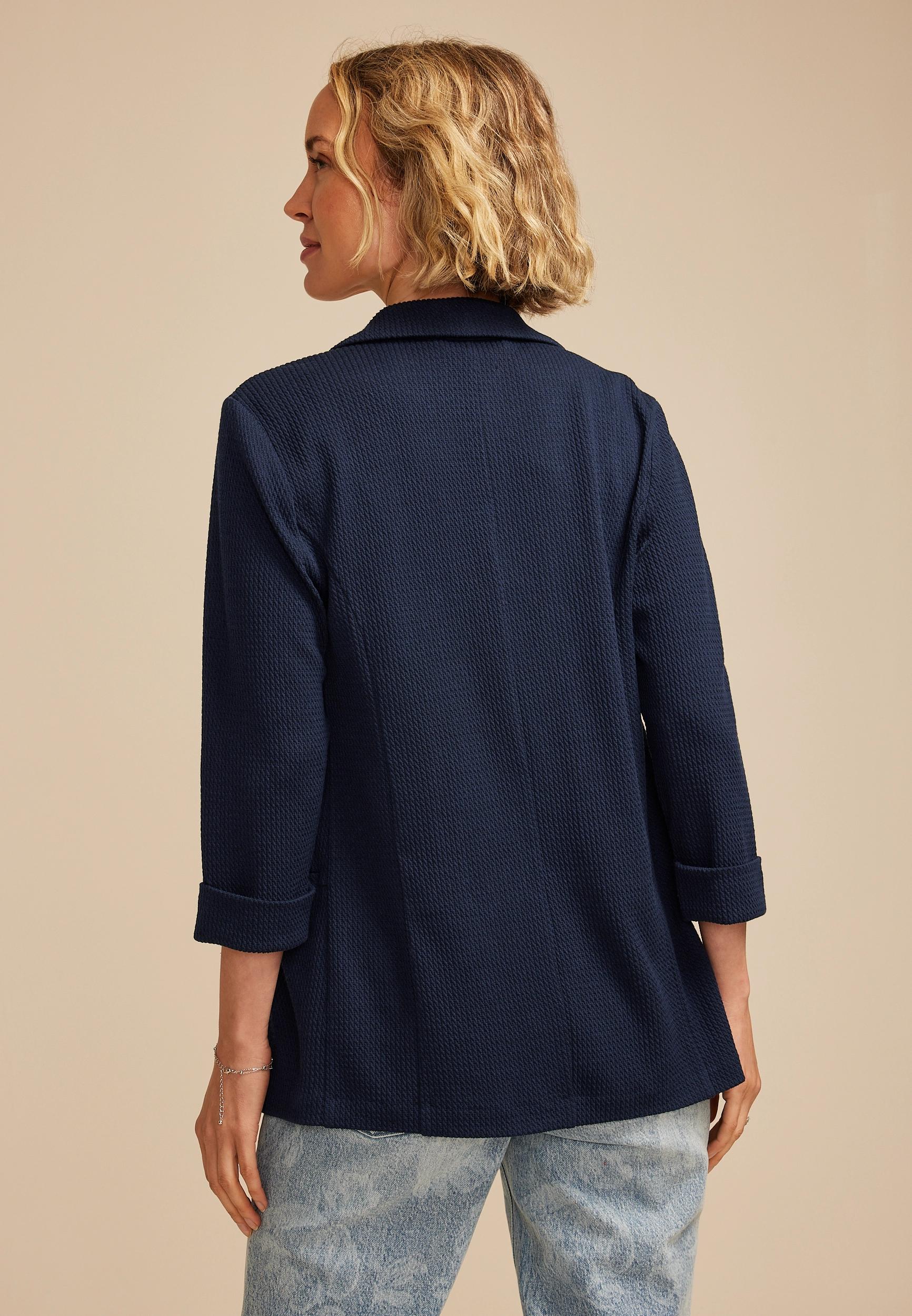 Textured Versa Open Front Blazer Product Image
