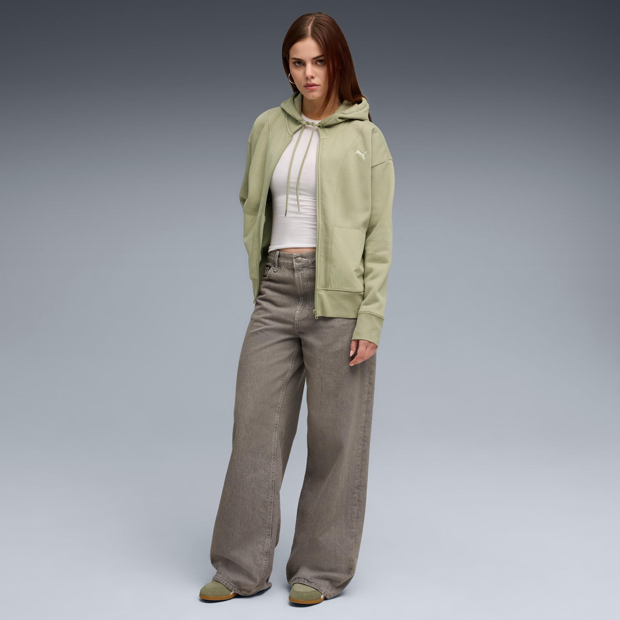 HER Relaxed Full-Zip Hoodie Women Product Image