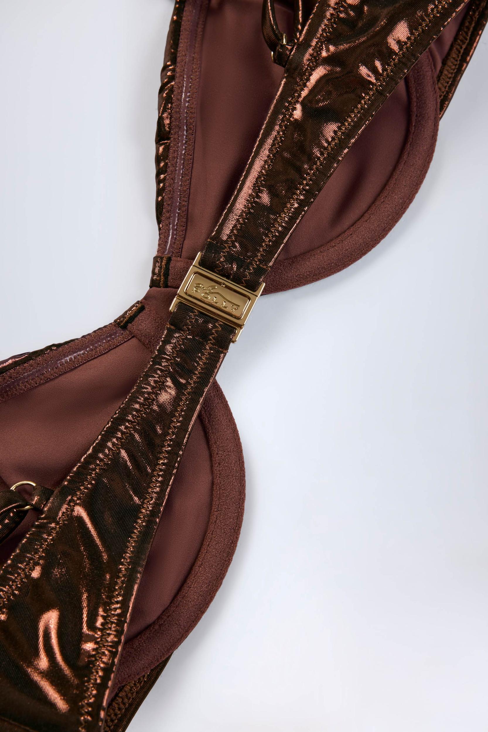 Underwired Bikini Top in Bronze Product Image