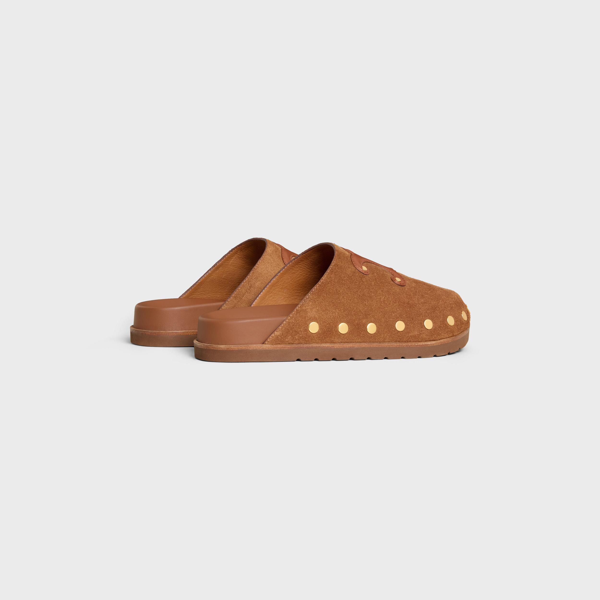 CELINE PITEA CLOG IN Suede Calfskin Product Image