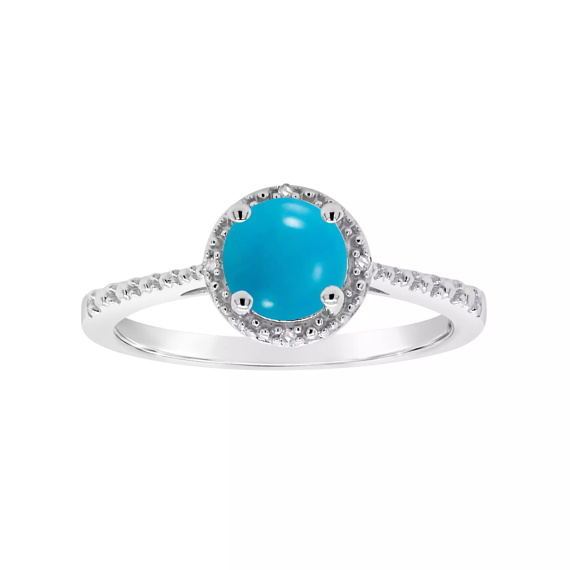 Celebration Gems Sterling Silver Freshwater Cultured Pearl and Diamond Accent Frame Ring, Women's,  Product Image