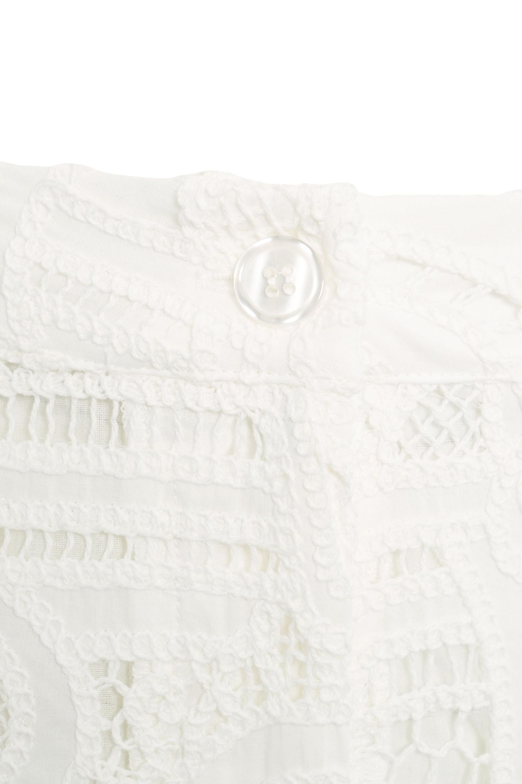 Bermuda with perforated embroidery Product Image