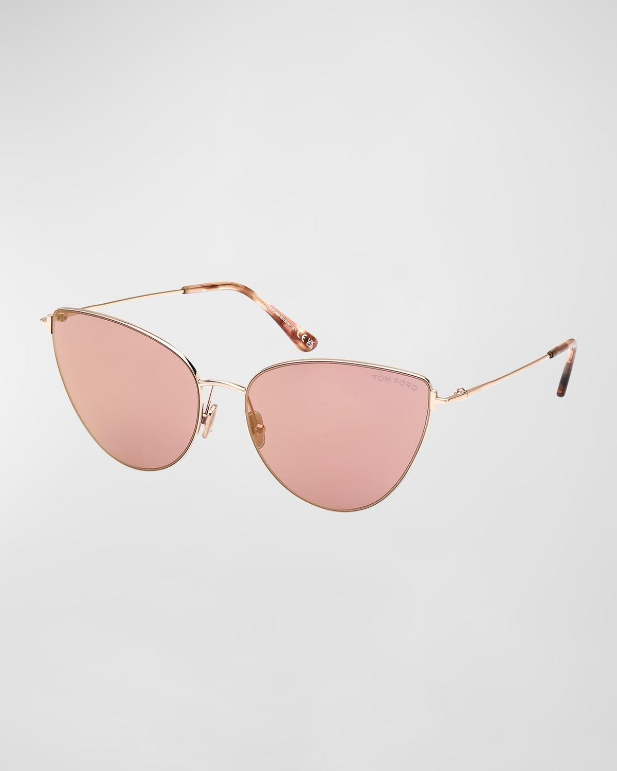 Anais Metal Cat-Eye Sunglasses Product Image