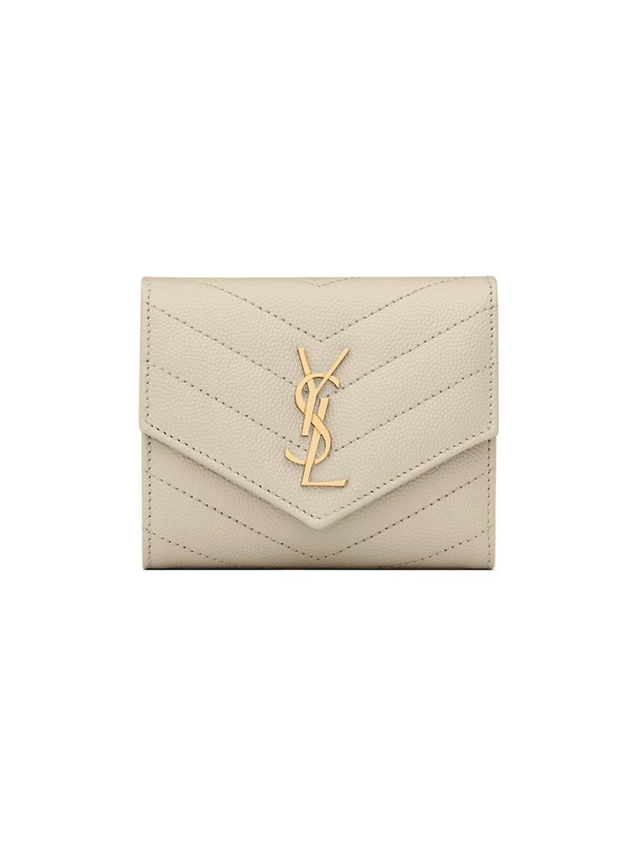 Womens Cassandre Matelass Multi-Fold Wallet in Leather Product Image