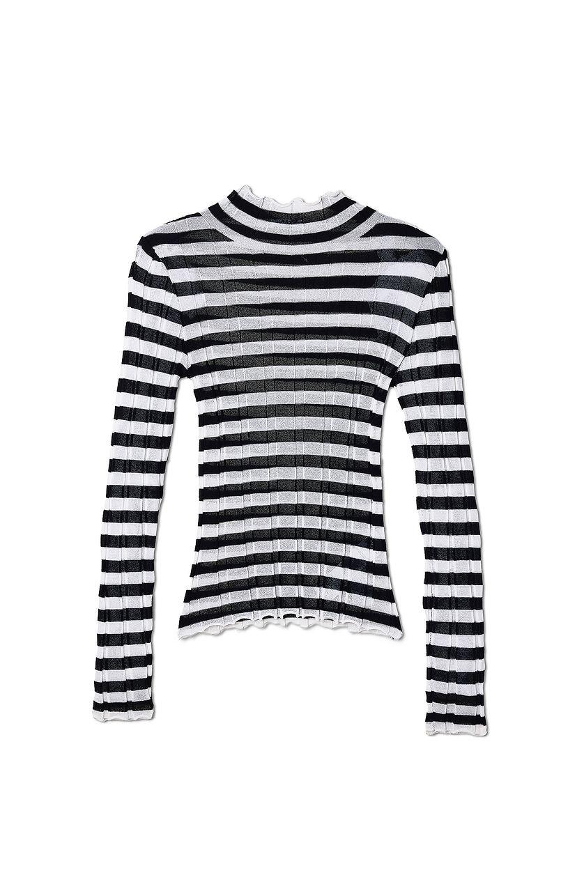 Wide Rib Knitted Top Product Image