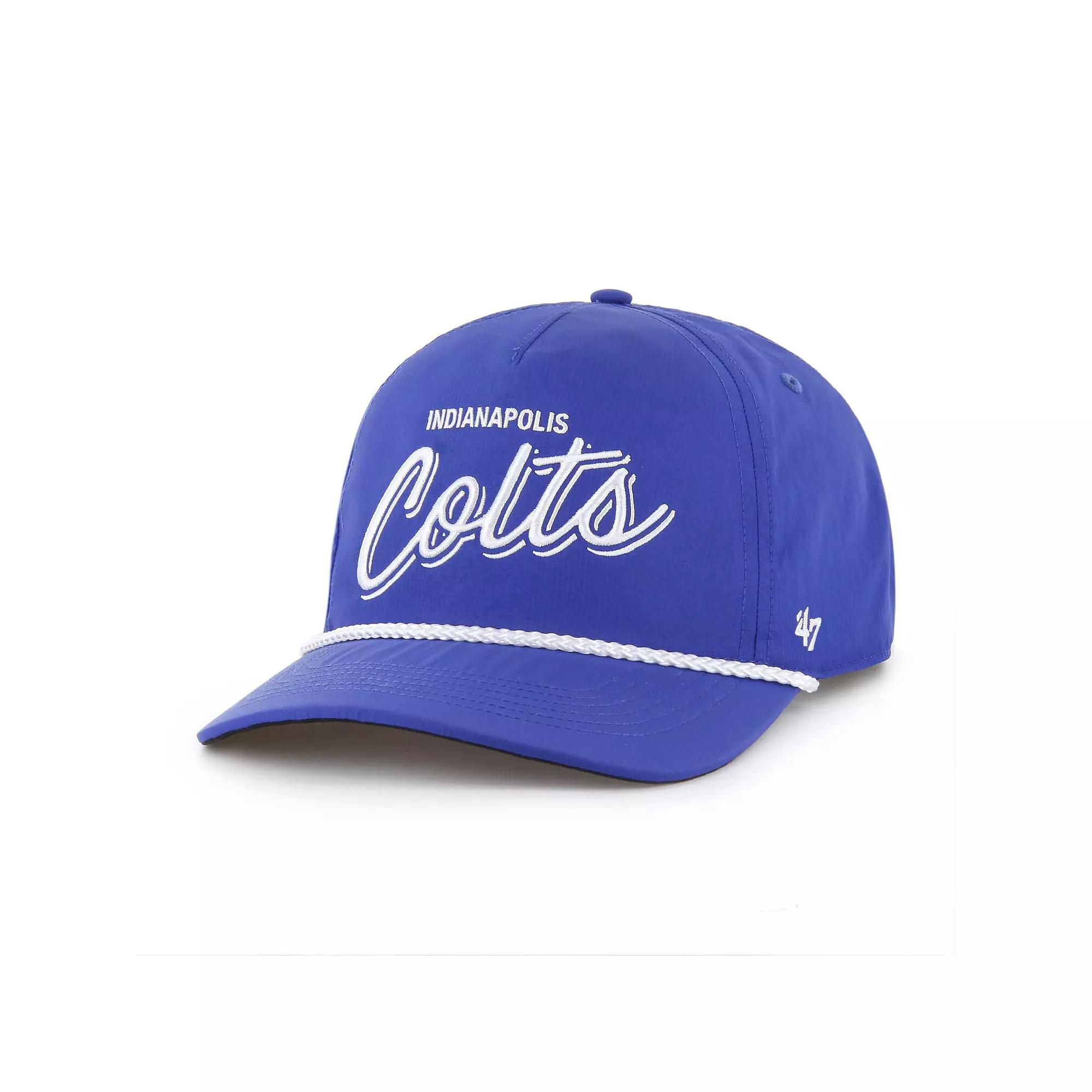 Men's '47 Royal Indianapolis Colts Brrr Fairway Hitch Adjustable Hat, Blue Product Image