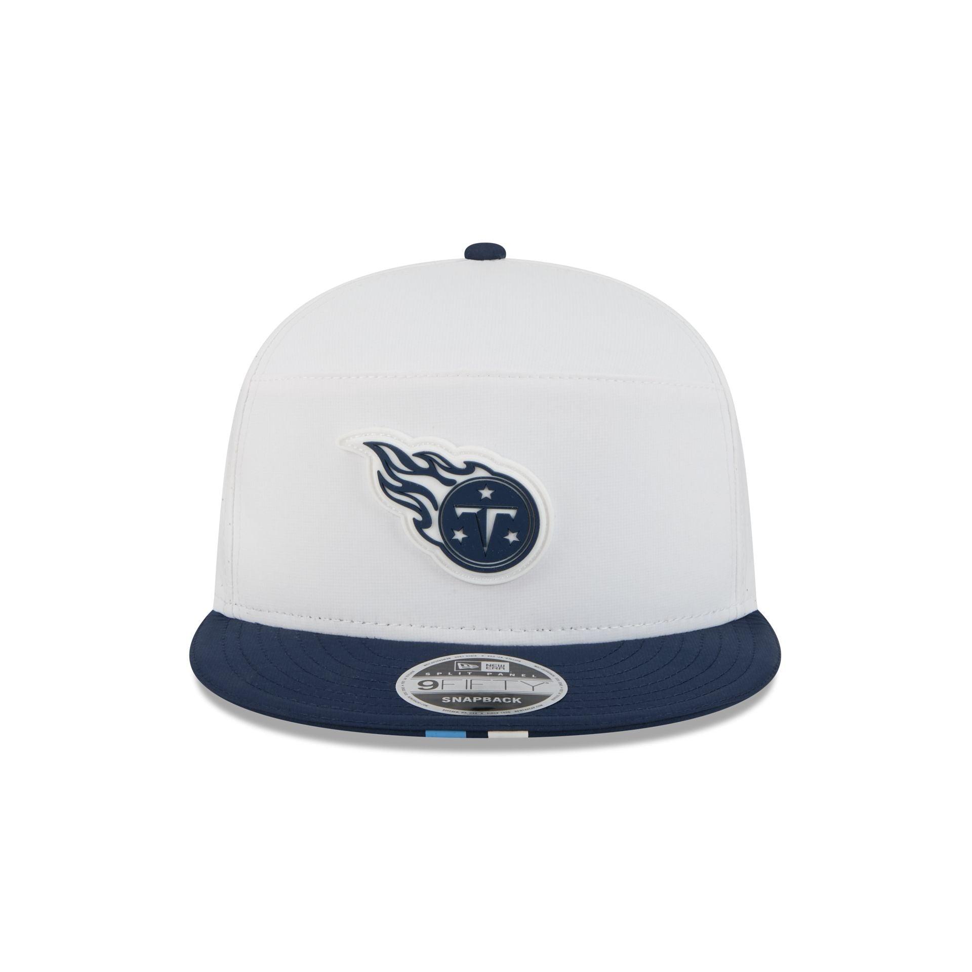 Tennessee Titans 2025 Training Split Panel 9FIFTY Snapback Hat Male Product Image