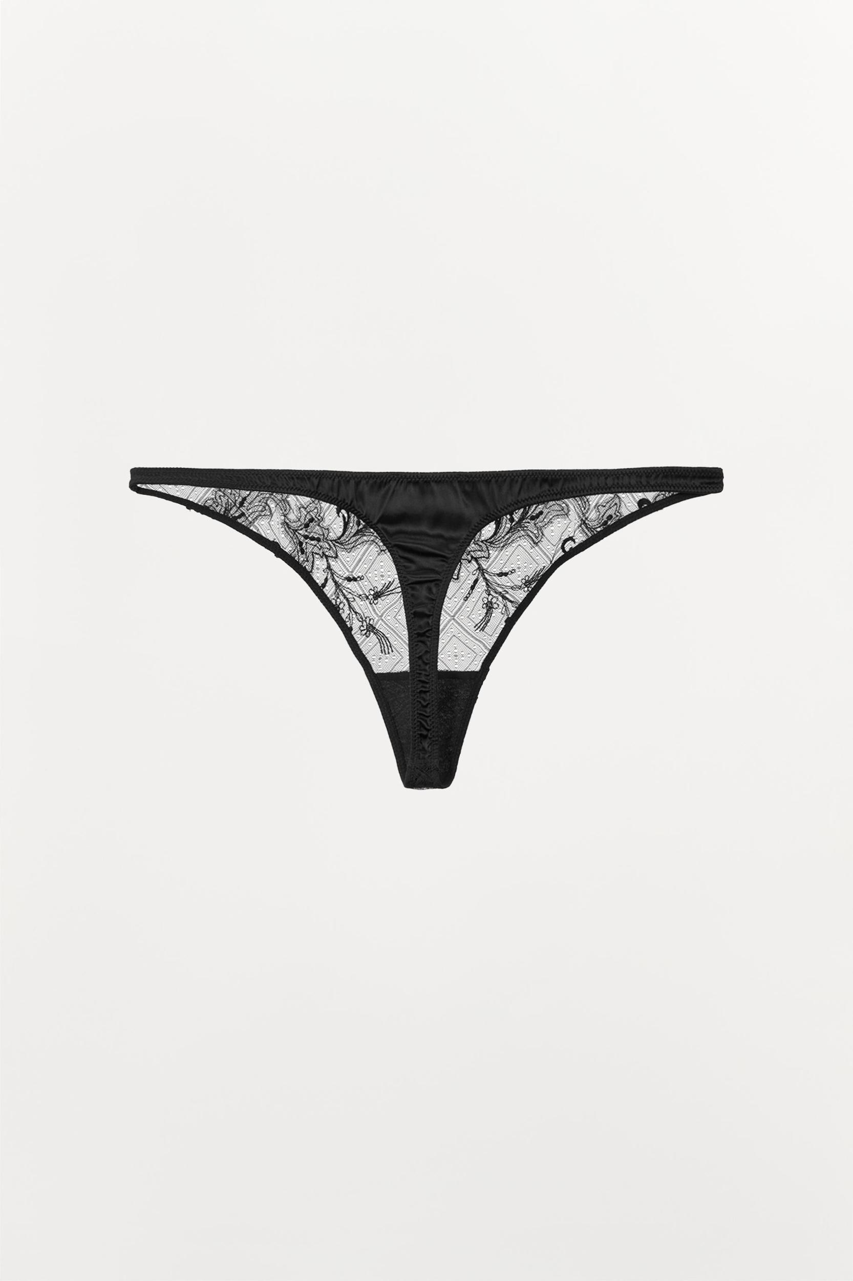 EMBROIDERED LACE PANTIES Product Image