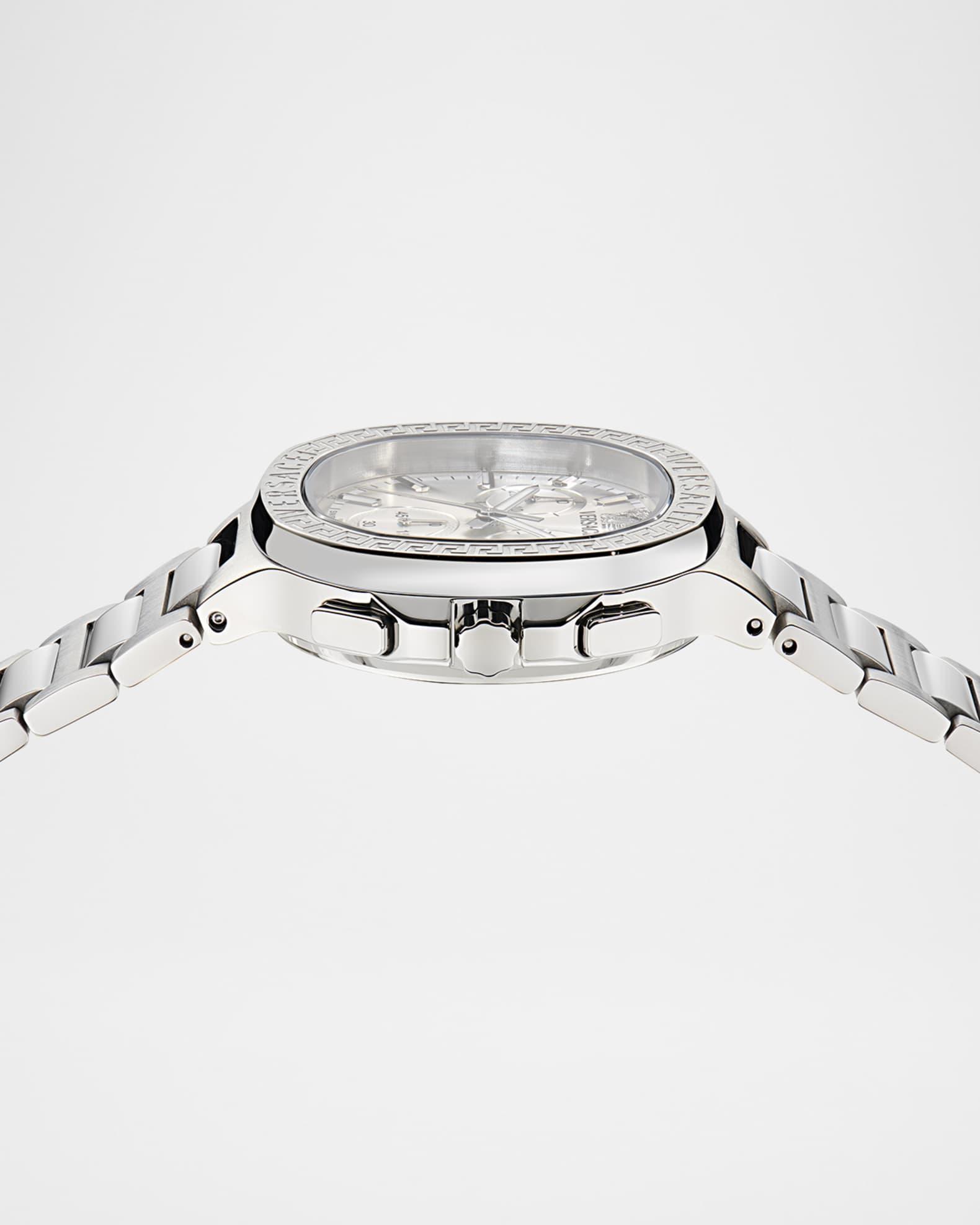 V-Chrono Square 40mm Stainless Steel Bracelet Watch Product Image