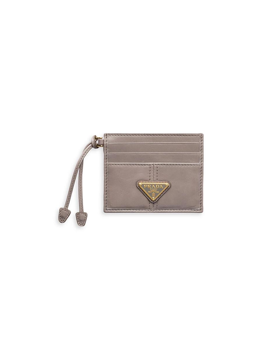 Womens Leather Card Holder Product Image