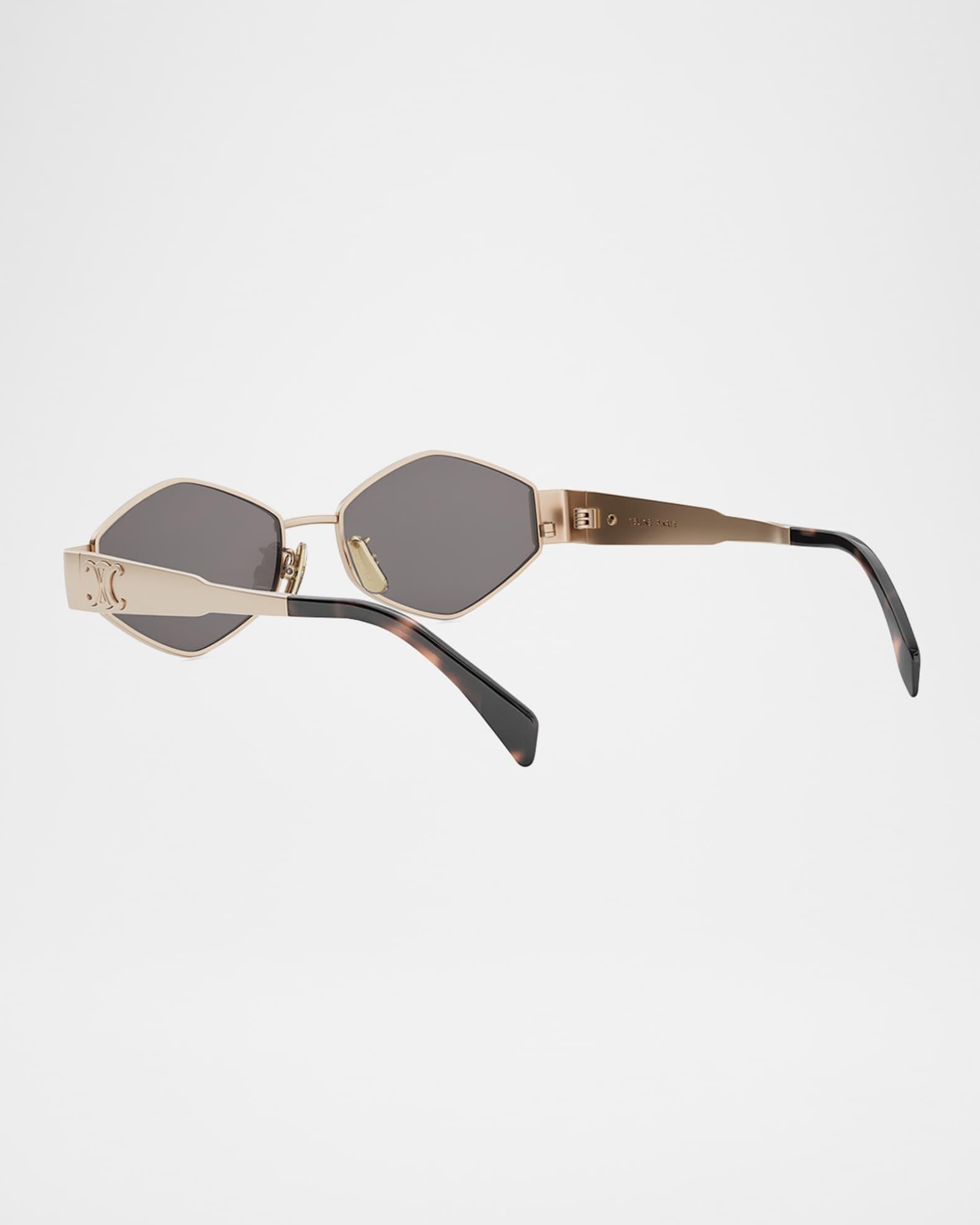 Triomphe Geometric Metal Sunglasses Product Image