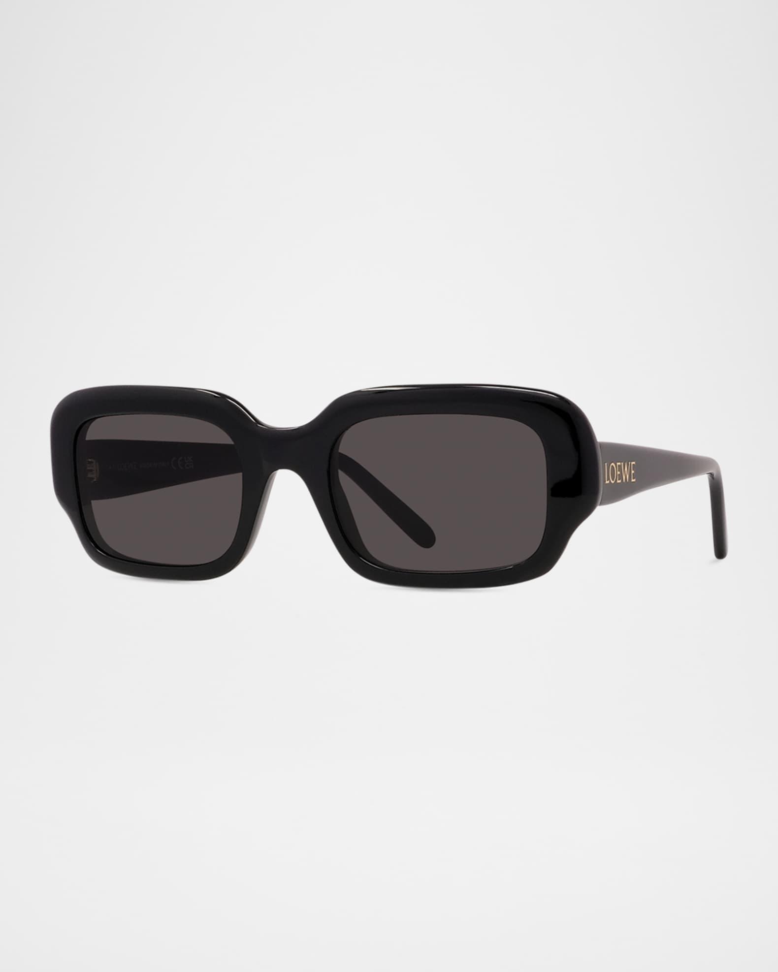 Men's LW40158IM Acetate Rectangle Sunglasses Product Image