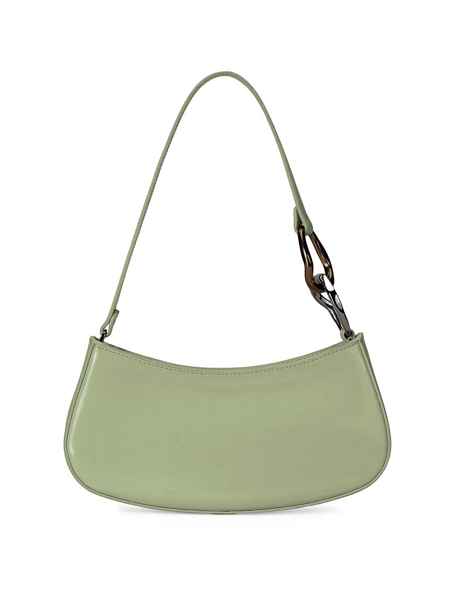 Womens Ollie Leather Shoulder Bag Product Image