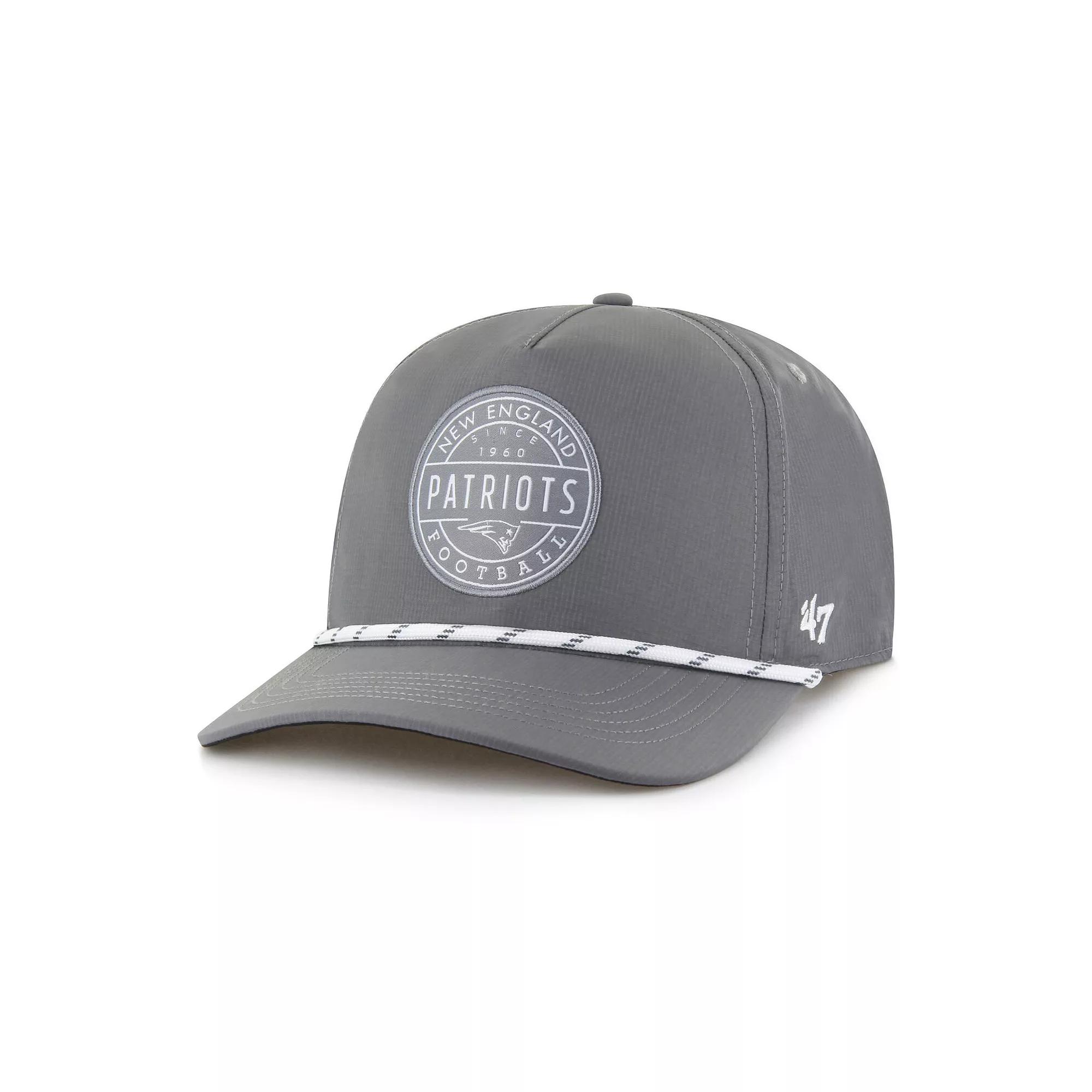 Men's '47  Gray New England Patriots Suburbia Hitch Adjustable Hat, Grey Product Image