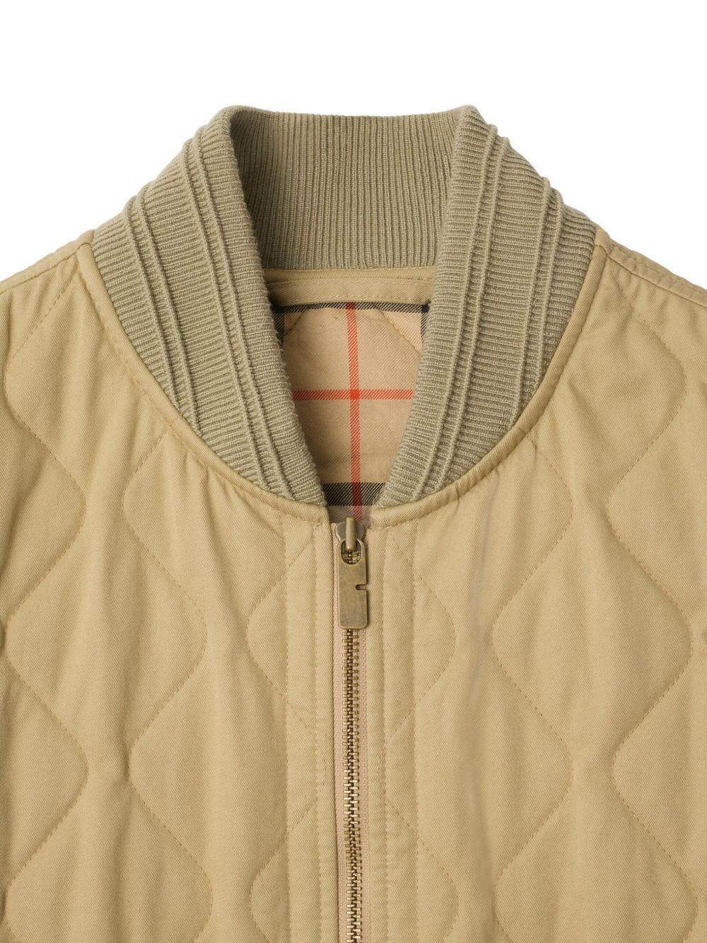 quilted gabardine gilet Product Image