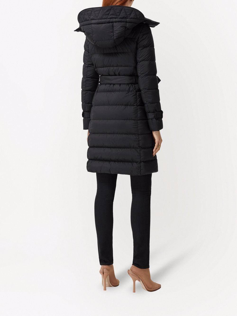 detachable-hood padded coat Product Image