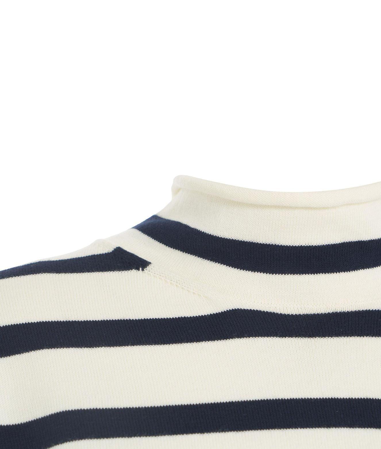 Striped knit pullover Product Image