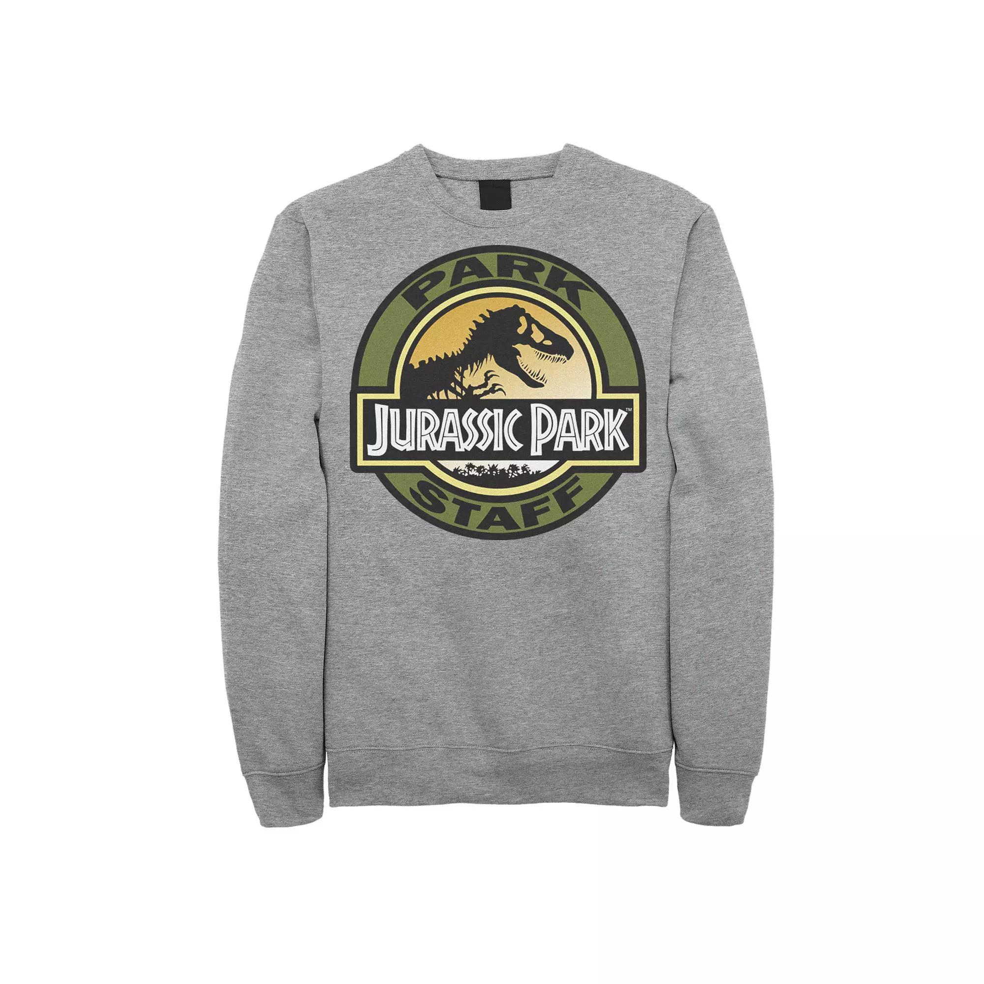 Men's Jurassic Park Staff Icon T-Rex Skeleton Fleece,  Product Image