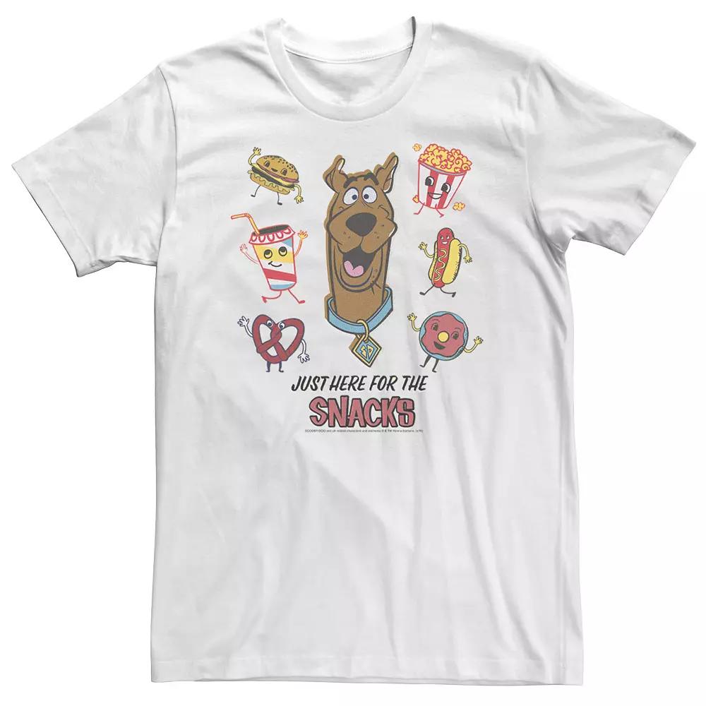 Big & Tall Scooby-Doo "Just Here For The Snacks" Tee, Men's,  Product Image