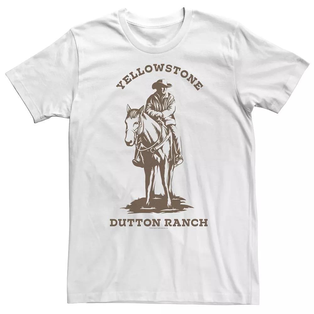 Big & Tall Yellowstone Dutton Ranch Montana John Dutton Logo C2 Tee, Men's,  Product Image