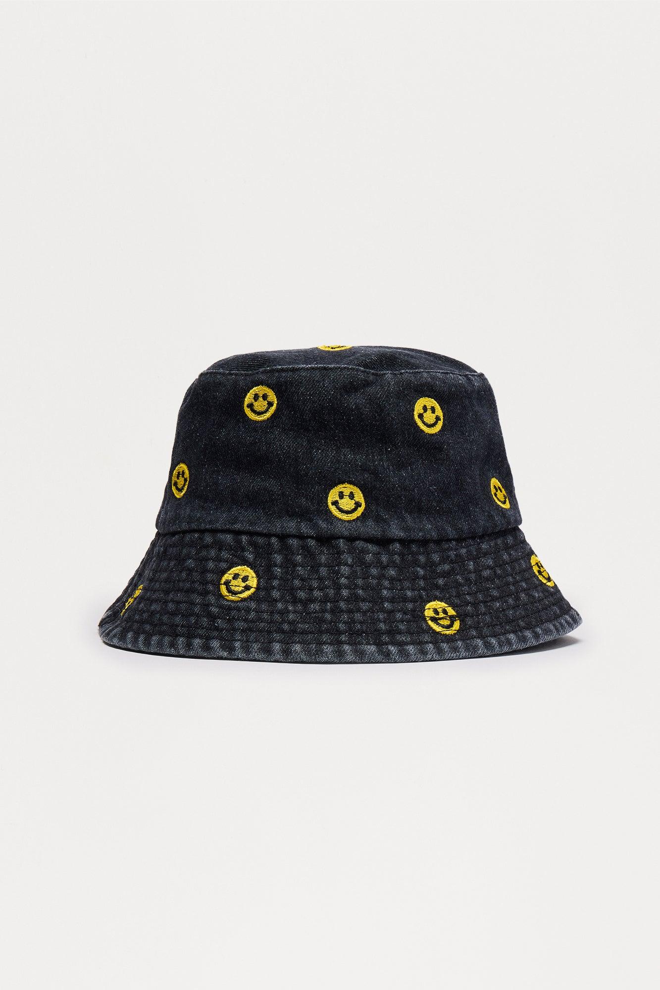Smiling All The Time Bucket Hat - Black/combo Product Image
