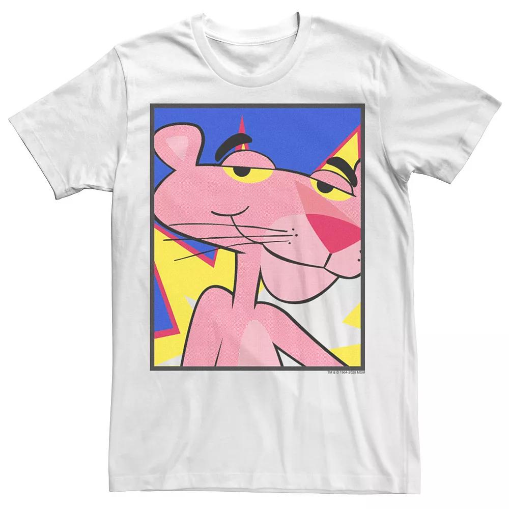 Men's The Pink Panther Comic Style Portrait Tee,  Product Image