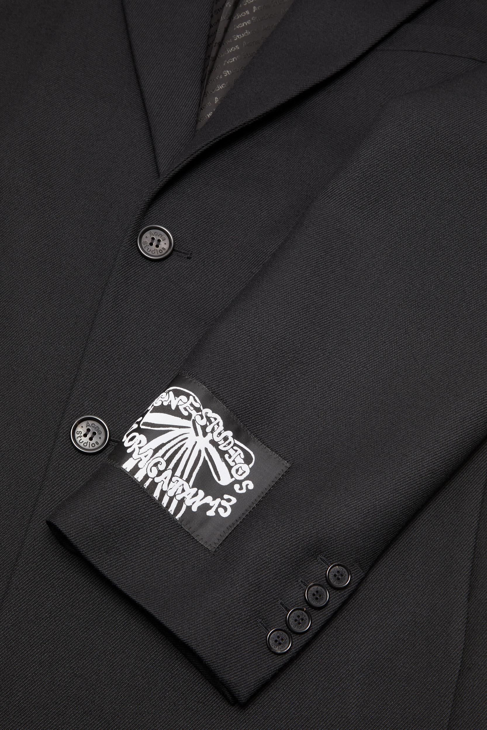 Single-breasted wool coat Product Image