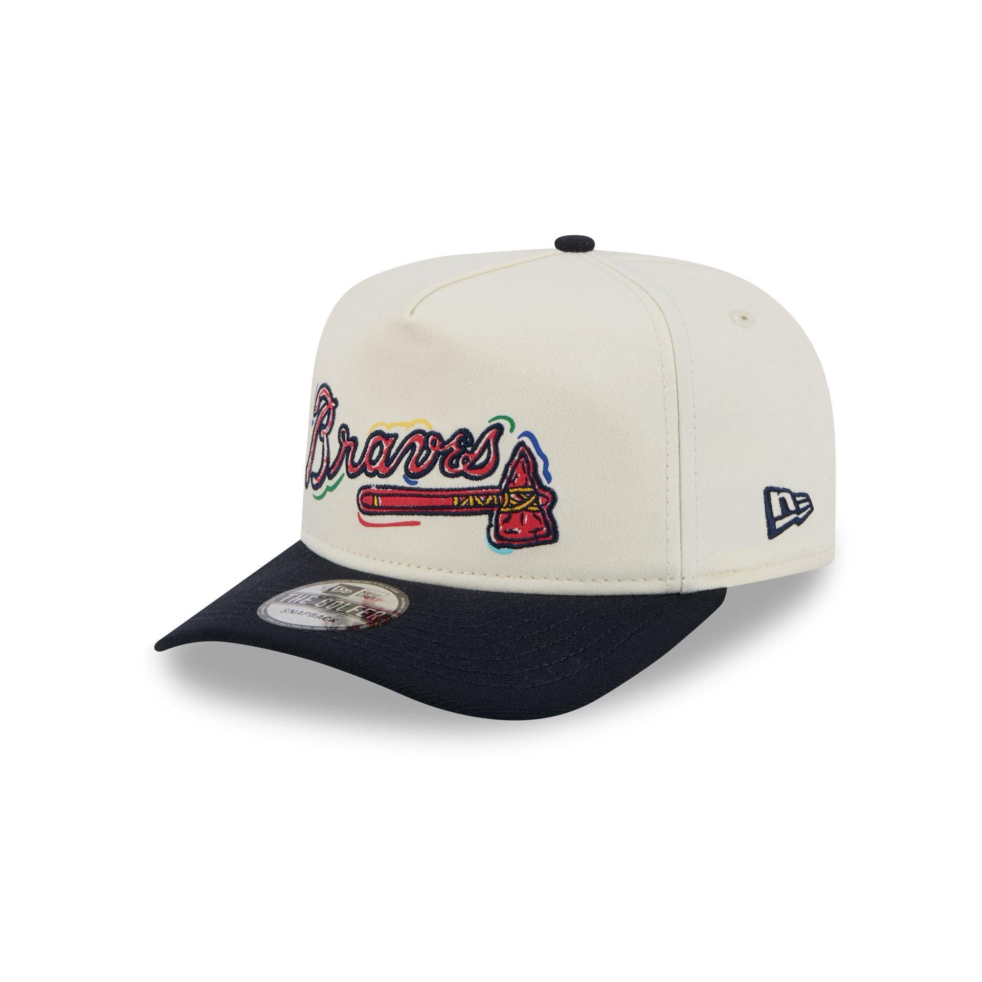Atlanta Braves Team Scribble Golfer Hat Male Product Image
