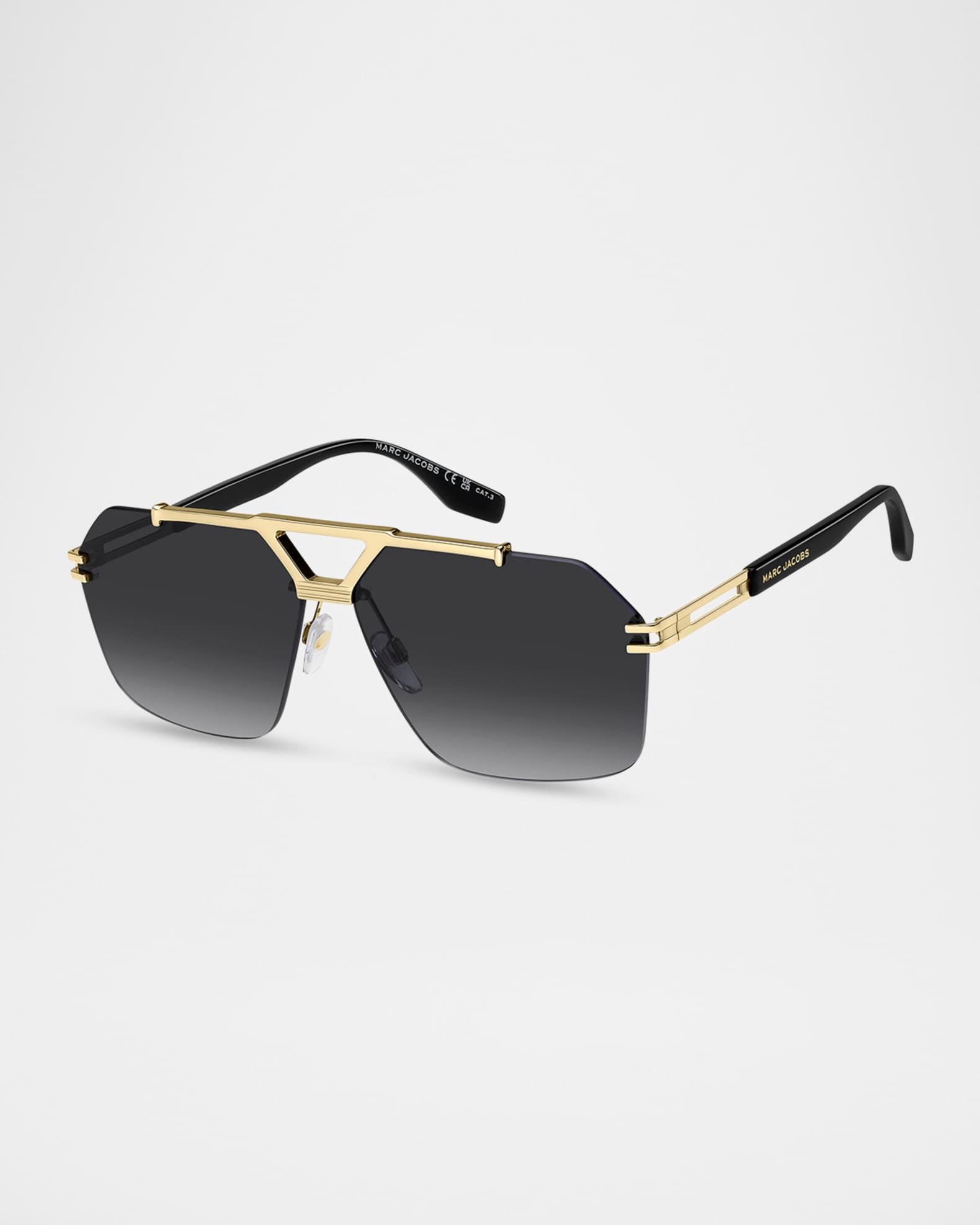 Marc 837S Titanium Rectangular Sunglasses Product Image