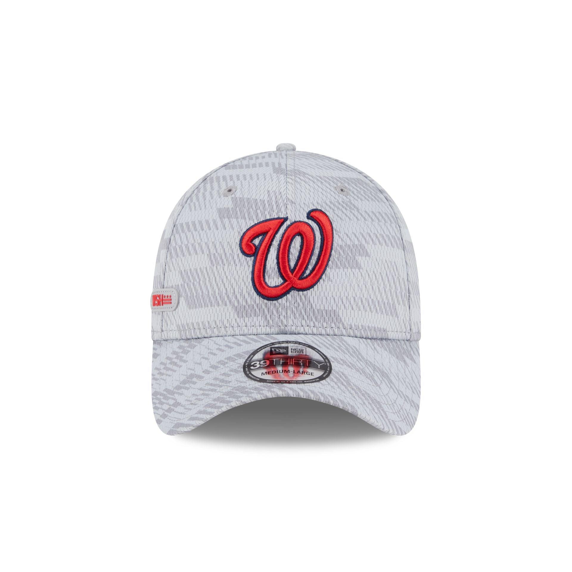 Washington Nationals 2025 Clubhouse Gray 39THIRTY Stretch Fit Male Product Image